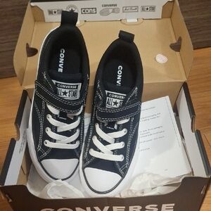 Converse Kids Black and White Sneakers